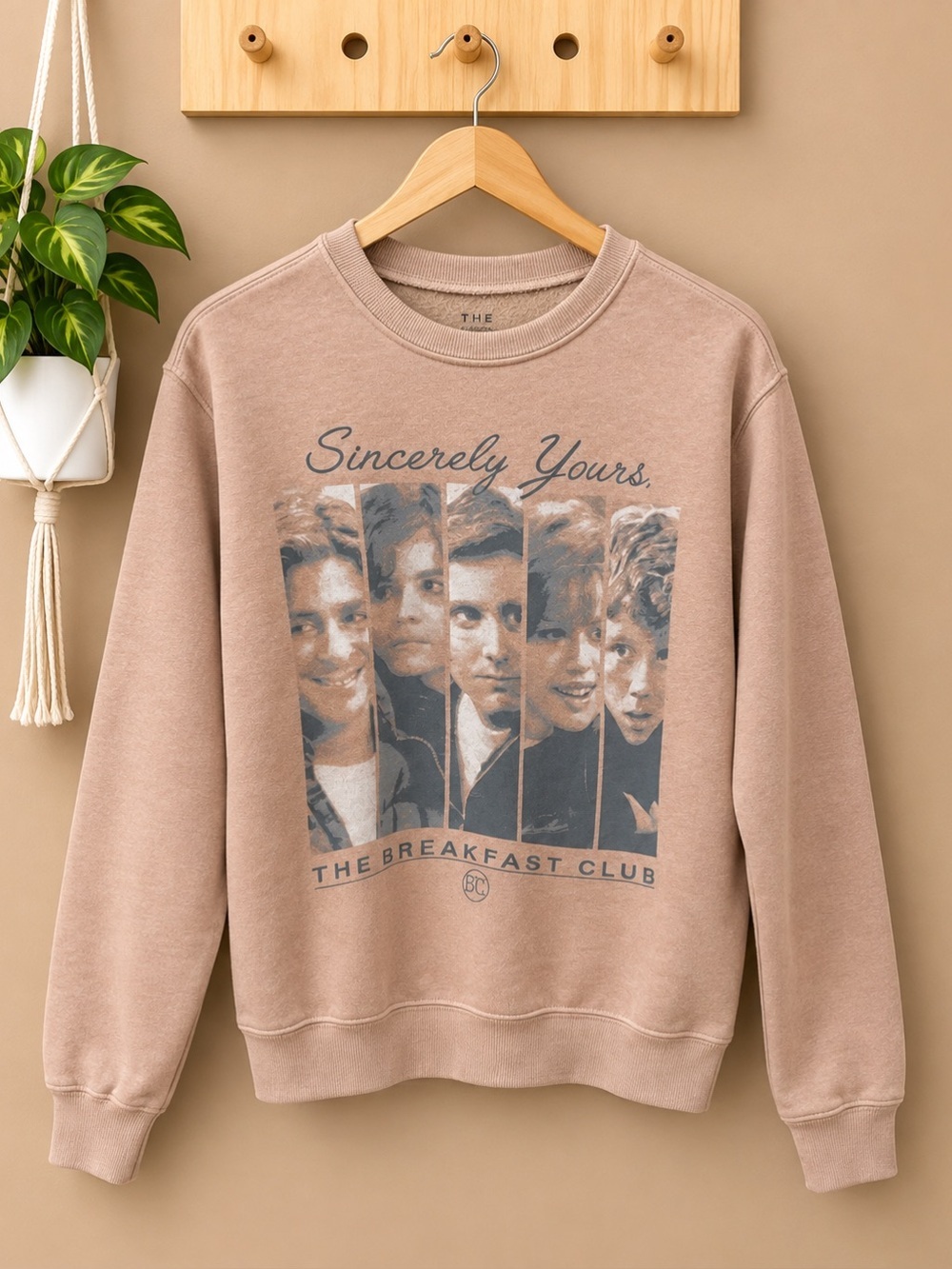 The Breakfast Club Sincerely Yours Graphic Sweatshirt Tan XS